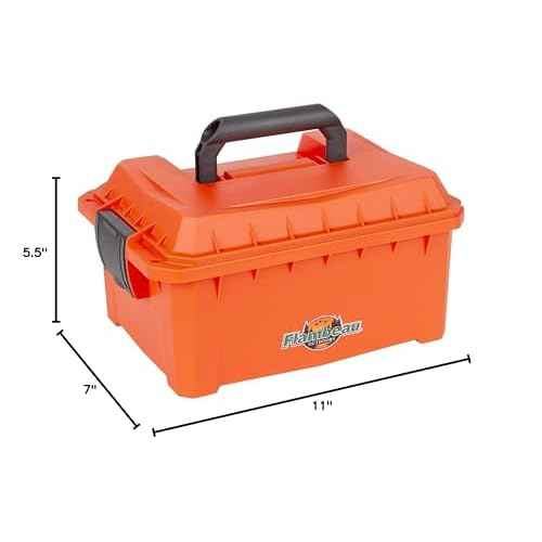 Flambeau Outdoors 7415DM Marine Dry Box, 11" Low Profile, Orange