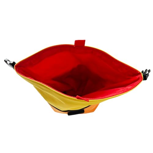 SESH Chalk Bucket - Large Size Chalk Bag for Climbing & Bouldering with Magnetic Closure, 4 Brush Holders, & 2 Side Pocket...