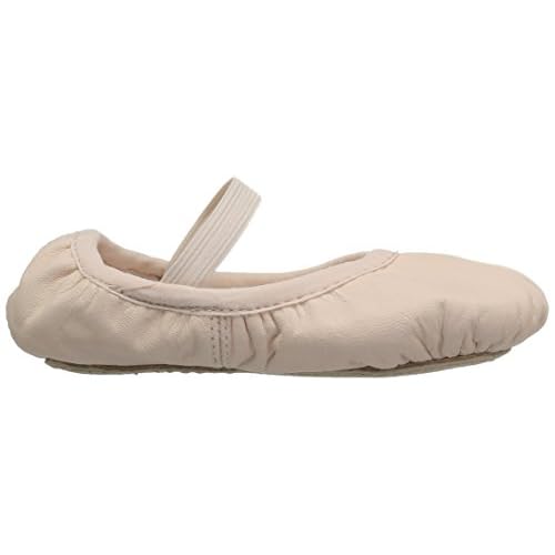 Bloch Child Ballet Shoes, Toddler Shoes, Girls Shoes, High Durability Soft Leather Upper, Flexibility Full Suede Outsole Pre-Sewn Elastic, Printed heart sock-line Dance Shoe