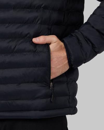 32 Degrees Heat Men’s Lightweight Packable Hooded Jacket – Water Resistant Travel Puffer