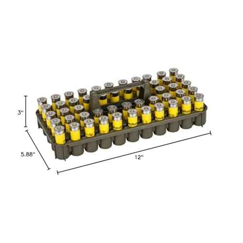 Flambeau Outdoors 1250ST Shotshell Storage Tray, Stackable Ammo Storage