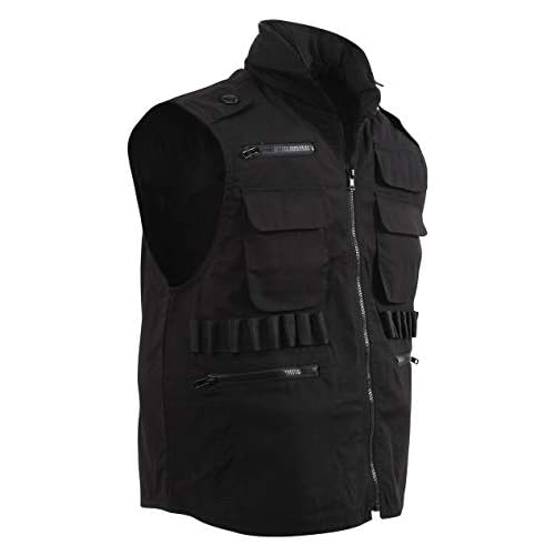 Rothco Ranger Vest (US, Alpha, 6X-Large, Regular, Regular, Black)