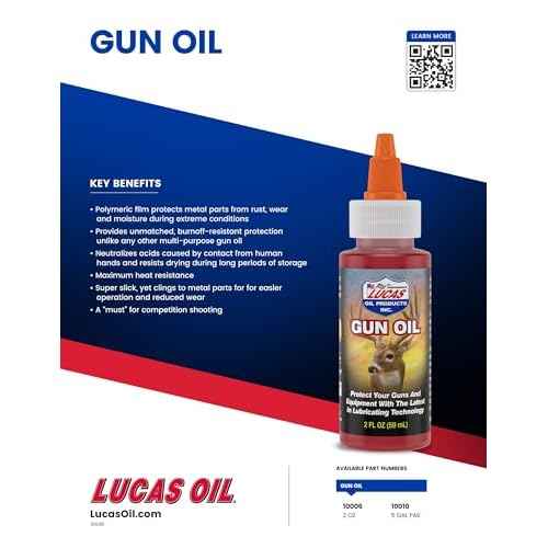 Lucas Oil 10006 Gun Oil, 2 oz, Case of 18