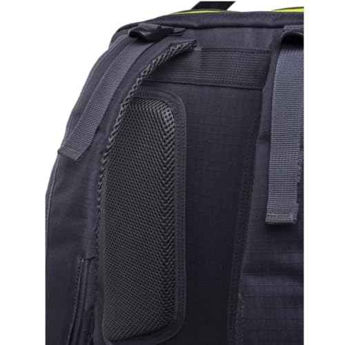 Beretta Unisex Challenge 18-Liter Capacity Durable Resistant Ripstop Compact Lightweight Casual Traveling Outdoor Hiking Backpack with Breathable Back & Padded Shoulder Straps, Ebony & Sulphur Spring
