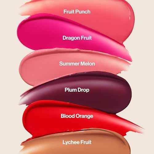 Honest Beauty Moisturizing Vegan Tinted Lip Balm | Antioxidant-rich Acai Extracts + Avocado Oil | Paraben Free + Cruelty Free | Plum Drop