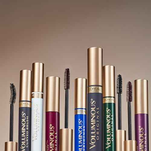 L'Oreal Paris Makeup Voluminous Original Volume Building Waterproof Mascara, Black Brown, 1 Count