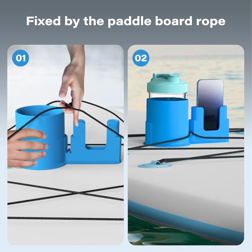iKristin Cup Paddle Board,Stand Up Paddle Board Accessories SUP Kayak Holder for Drink