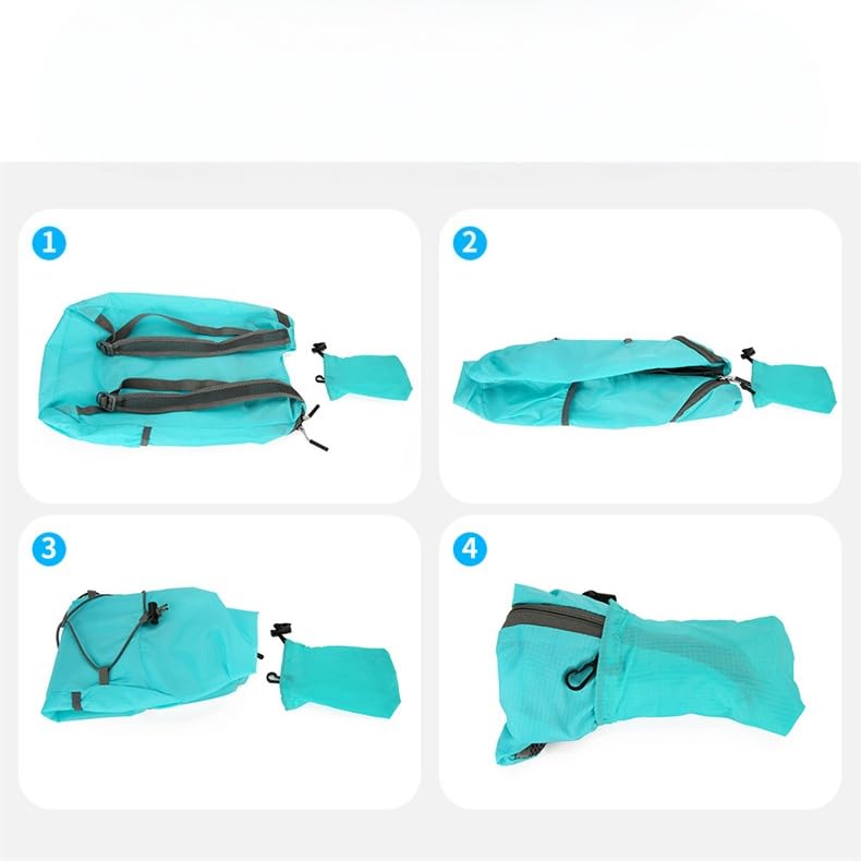 16L Hiking-Daypack Lightweight Outdoor Cycling Foldable Backpack, Storage Bag, Large Capacity Hiking Backpack for Travel S...