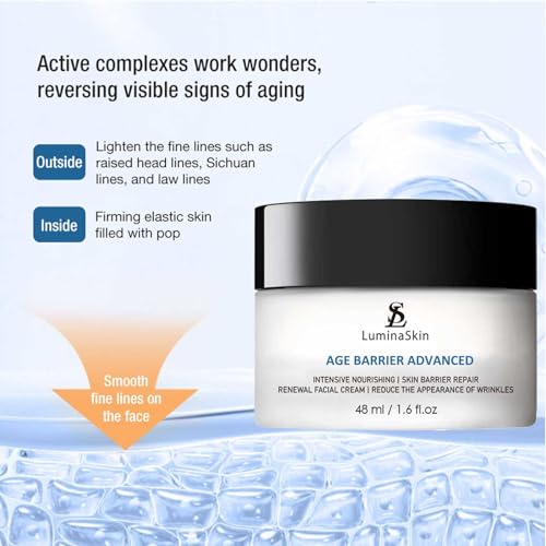 Age Barrier Advanced Cream - Fix & Renewal Facial Cream - Hydrating Face Moisturizer, Anti Aging & Skin Barrier Repair Face Cream