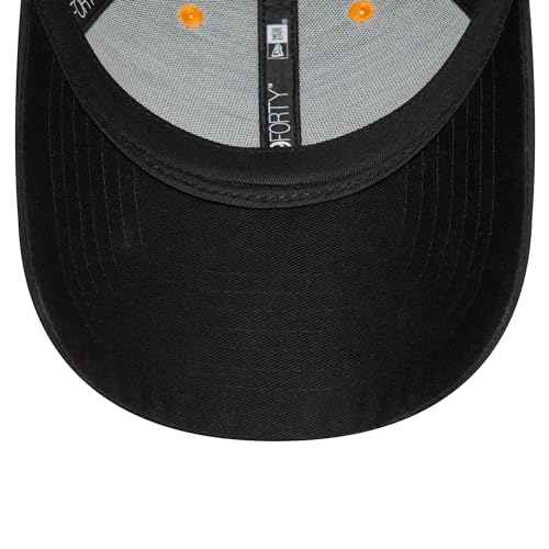 New Era Men's 940 Mclaren Automotive Contrast Piping 9Forty Baseball Cap Black, BLACK, osz
