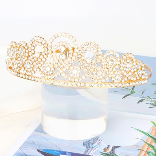KIUEZIR Tiara Crown for Women and Girls, Queen Elegant Crown with Combs Princess Tiaras for Birthday Party, Crystal Crowns...