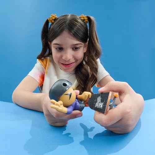 Tech Deck Sk8 Crew Character Fingerboard Mini Skateboard Collectible Personalised Toys for Kids 5+ Years Old (Models May Vary)