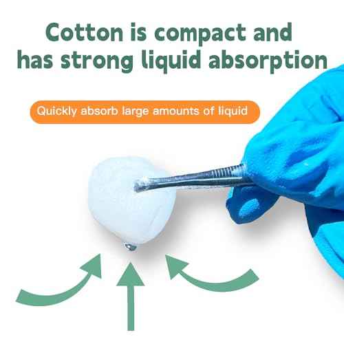 Medical Cotton Balls - Sterile Cotton Ball for Medical Use, 100% Cotton Sterile (3balls/Pack; 20pack/Box)