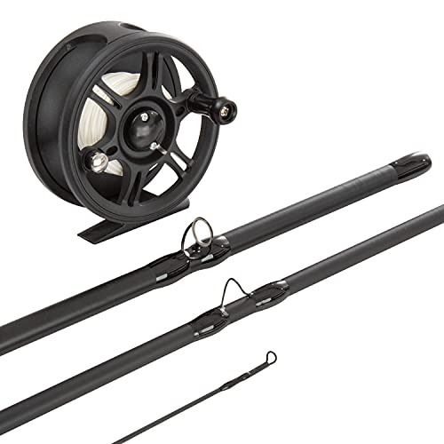 Fly Fishing Rod and Reel Combo - Including Carrying Case, Flies, and Fishing Line - Charter Series Gear and Accessories by...