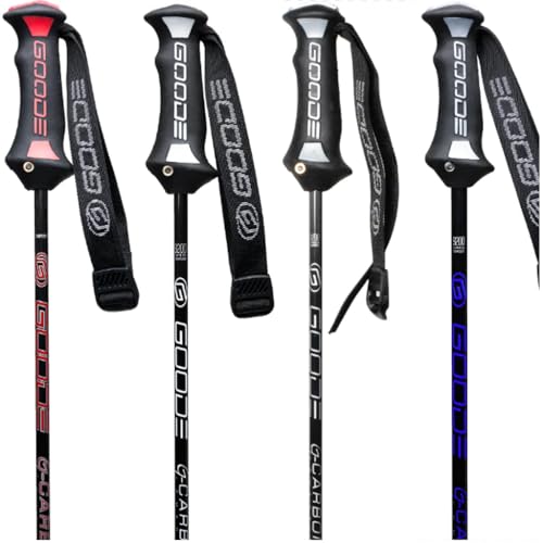 GOODE G Carbon Ski Poles – Ultra-Lightweight & Durable Carbon Fiber – Superior Balance – Shock Absorbing – High-Performanc...