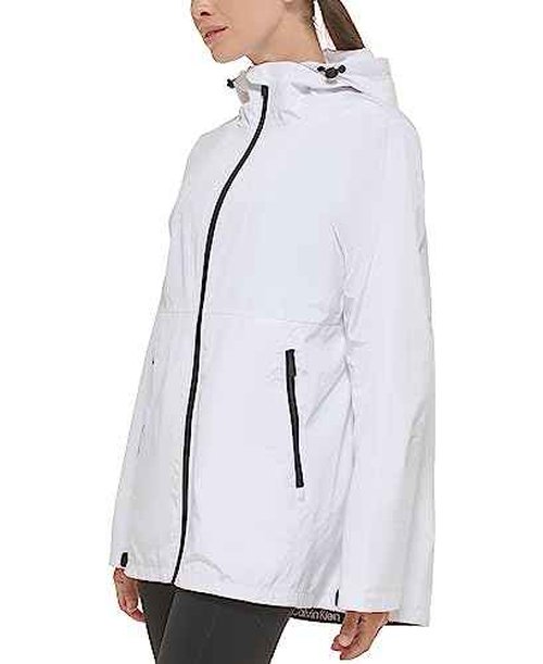 Calvin Klein Women's Performance Jacket,White,X-Small