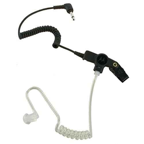 MOTOROLA SOLUTIONS RLN4941A Remote Speaker Microphones with 3.5mm Audio Jack (Black/Clear)