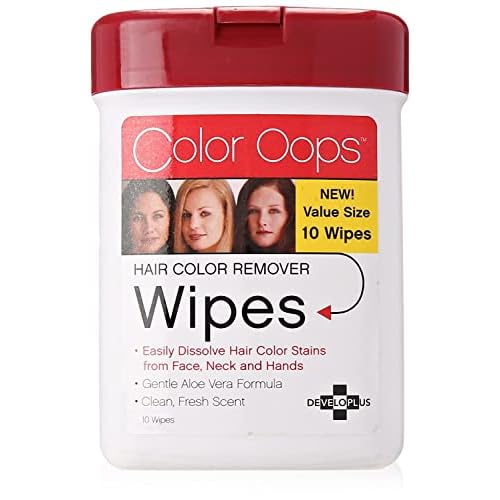 Color Oops Hair Color Remover Wipes 10 ea (Pack of 5)