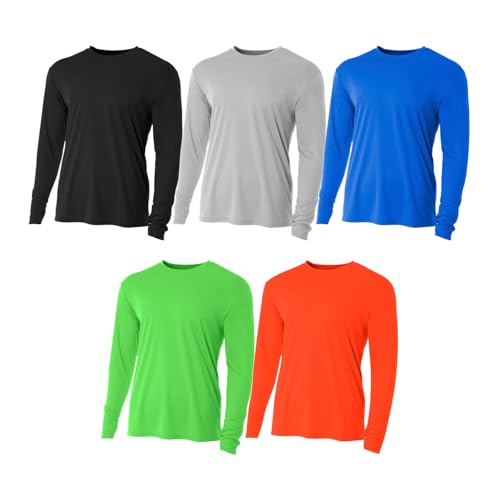 Hardcore Men's Long Sleeve Loose Fit Rash Guard Surf Shirt Water Sports Swimwear