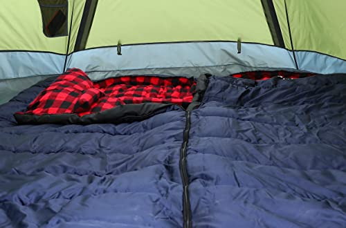 PALLYGO 0 Degree Sleeping Bag Cotton Flannel Sleeping Bags for Adults Cold Weather Camping Winter Zero Degree Warm Weather...