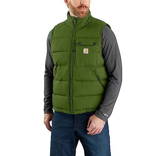 Carhartt Men's Montana Loose Fit Insulated Vest, Chive, XX-Large Tall
