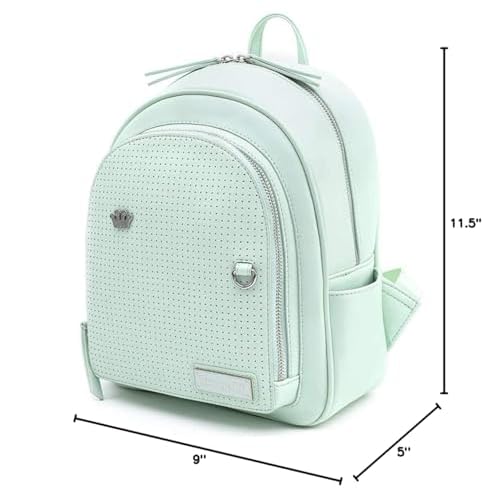 Loungefly Mint Pin Trader Faux-Leather Mini Backpack