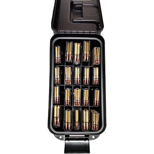 Case Club x20 Rifle Magazine (.223/5.56) Storage Box Lockable, Water-Resistant with Top Storage Compartment