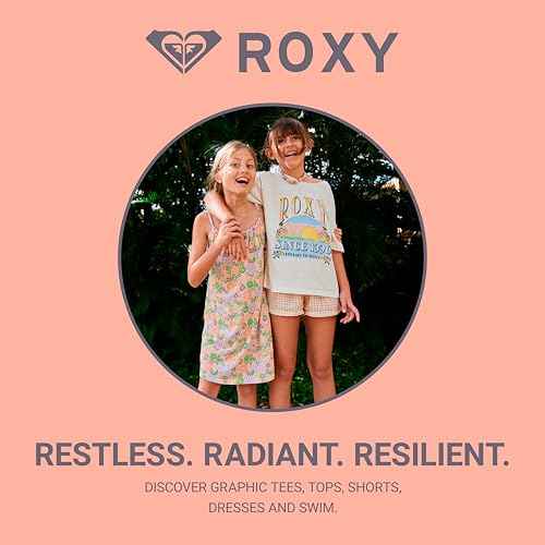 Roxy Girls Long Sleeve One-Piece Rashguard Swimsuit with UPF 50+ Sun Protection, Quick Drying Bathing Suit
