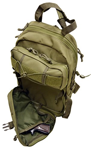 EXPLORER B8-OD Tactical Hydration Pack Ready Backpack with Molle & Chest Strap, OD