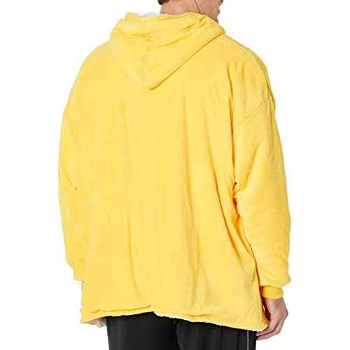 FOCO Reversible Oversized Sherpa Hoodie Sweatshirt Big Logo Hoodeez