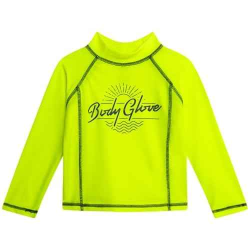 Body Glove Toddler Boys Swim Set - 2 Piece UPF 50+ Quick Dry Swim Trunks and Rash Guard for Boys Kids Swimwear (Sizes: 2T-4T)
