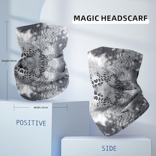 Flame Skull Neck Gaiter Windproof Sun Protection Face Cover for Halloween, Outdoor Sports, and Motorcycle Riding
