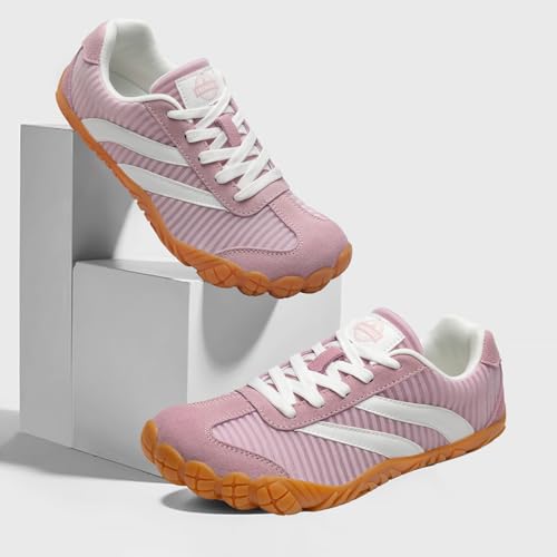 Barefoot Shoes Women Casual Sneakers,Wide Toe Box Shoes Women Zero Drop Barefoot Shoe Men,Minimalist Trail Running Shoe,No...