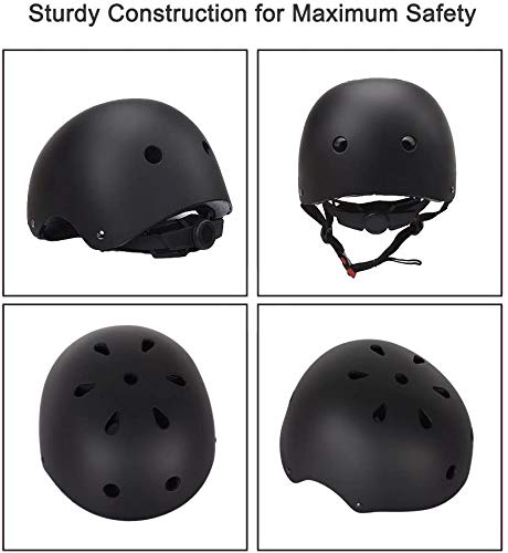 Adjustable Helmet for Ages 3-16 Kids Toddler Boys Girls Youth,Protective Gear with Elbow Knee Wrist Pads for Multi-Sports Skateboarding Bike Riding Scooter Inline skatings Longboard Roller Skate
