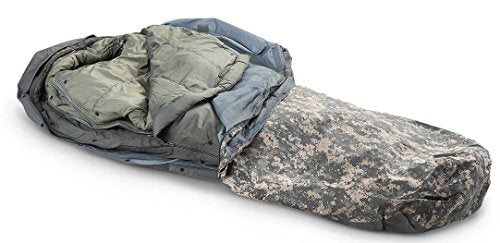 Military Outdoor Clothing Previously Issued U.S. G.I. Improved ACU Digital Modular Sleeping Bag System (4-Piece)
