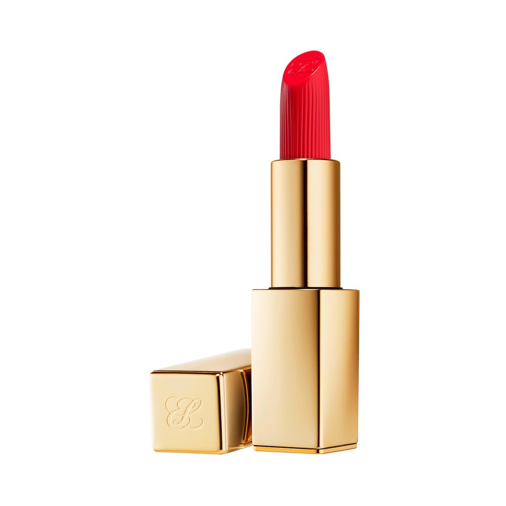 Estée Lauder Pure Color Long-Lasting Cream Lipstick with Cream Finish | Plumping & Nourishing, 520 Carnal