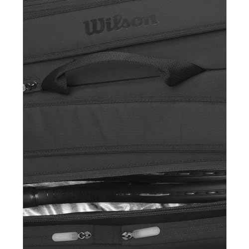 WILSON Noir Tour Tennis Racket Bags - Black
