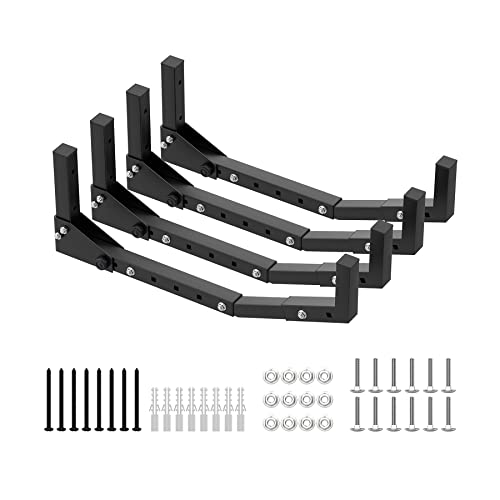 TORACK Kayak Storage Rack, Wall Mount Kayak Hooks for Garage Utility Storage Hangers for Kayak, Surfboard, Skiis, Snowboar...