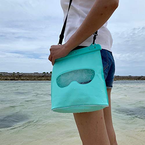 LAQ DESiGN Perspective Waterproof Storage Bag, Dry Bag with Shoulder Strap for Kayaking, Beach Waterproof Bag, Secure Clos...