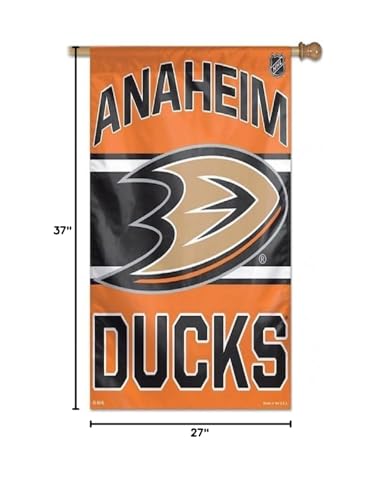 Wincraft NHL Anaheim Ducks Vertical Flag, 27" x 37"