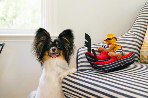 P.L.A.Y. PET LIFESTYLE AND YOU P.L.A.Y. Cute Plush Dog Toys - Totally Touristy Landmark Themed Durable Squeaker Chew Toy, ...