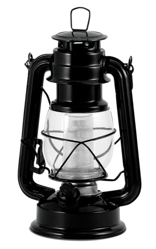 Northpoint 12-LED Lantern Vintage Style, Black, 10x6x6 (190495)