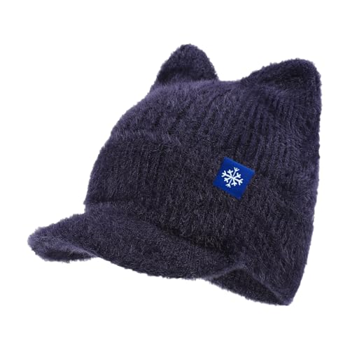 Stylish Winter Warm Hat for Friends Outdoor Sports Hat - Skiing Cycling Winter Season Clothing Accessory Dark Gray