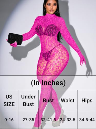 EHSUYAB Sexy Lace Leopard Jumpsuit For Women, Fishnet Bodysuit Glow Party Club, Poster One Piece Mesh Full Body Rave Outfits