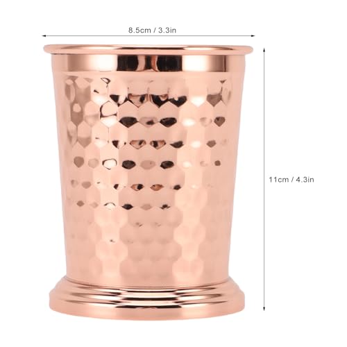 Zerodis 304 Stainless Steel Drinking Cup, Tumblers & Water Glasses Shiny Finish Unbreakable Cocktail Glass Beer Glasses Be...