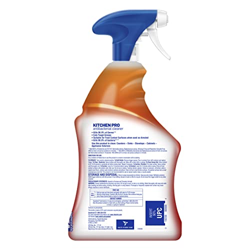 Lysol Kitchen Pro Antibacterial Cleaner Trigger, 22 Fl Oz (Pack of 2)