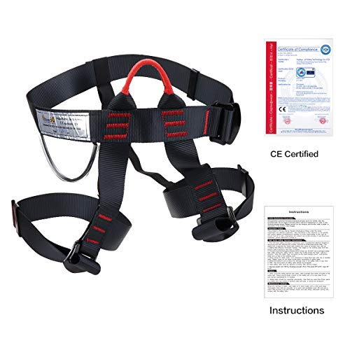 HeeJo Climbing, Rock Climbing, Half Body for Rappelling Fire Rescuing Tree Climbing Gear