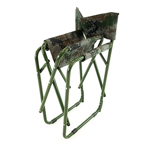 Creative Outdoor Heavy Duty Camping Chair Supports 180lbs, Lightweight Outdoor Camping Chair, Portable Directors Chair wit...