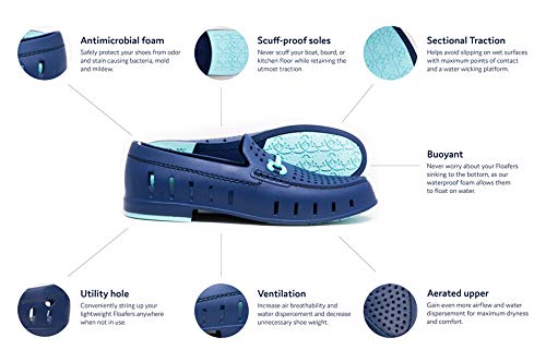 Floafers Chairman Bit Men’s Water Shoes, Functional and Stylish EVA Foam, Waterproof, Lightweight, Sectional Traction, Com...