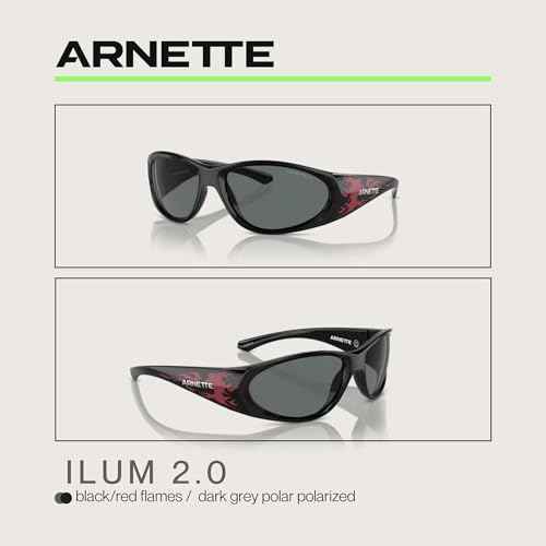 ARNETTE Ilum 2.0 AN4342 Rectangle Sunglasses for Men +BUNDLE with ACCESSORY EYEWEAR KIT